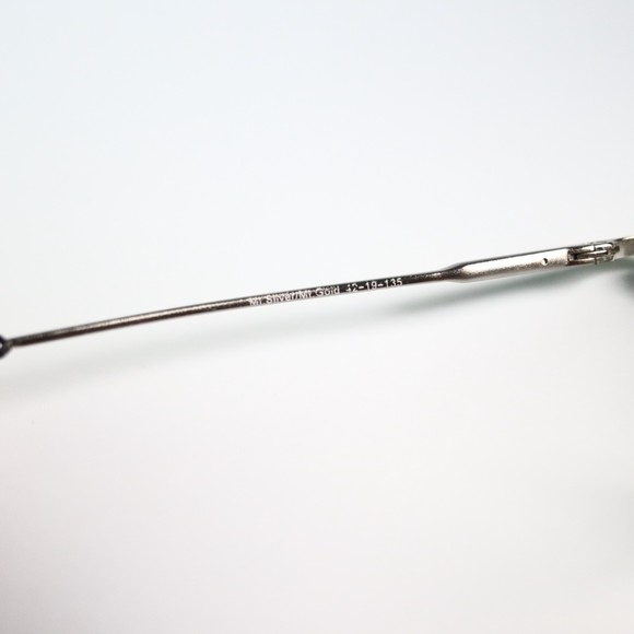 eyeart HOWARD silver gold 42-19-135 eyeglasses small full frame rectangle N12 - Picture 3 of 9